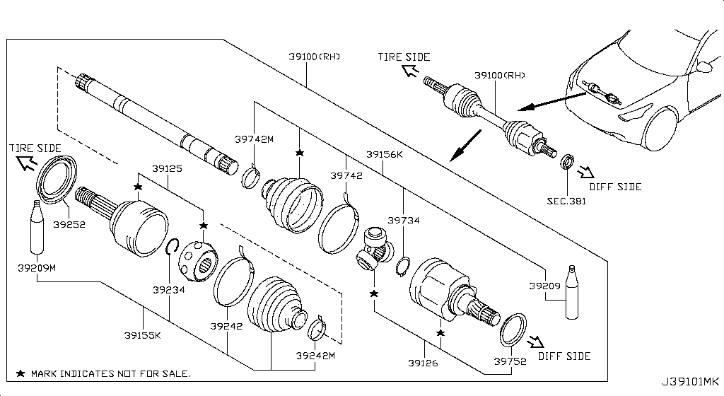Front Drive Shaft