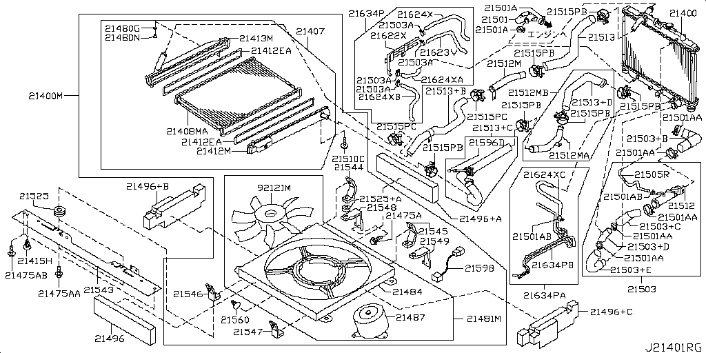 Radiator, Shroud & Inverter Cooling