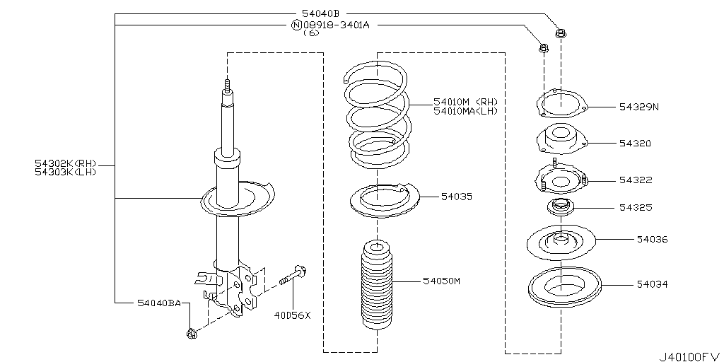 Suspensión delantera