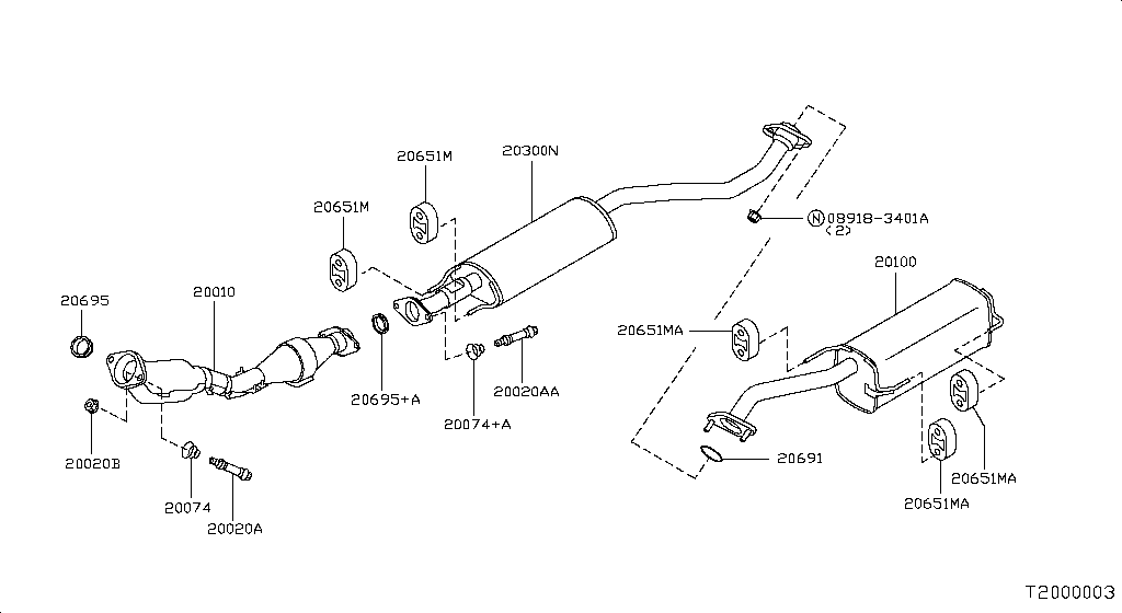 Exhaust Tube Muffler