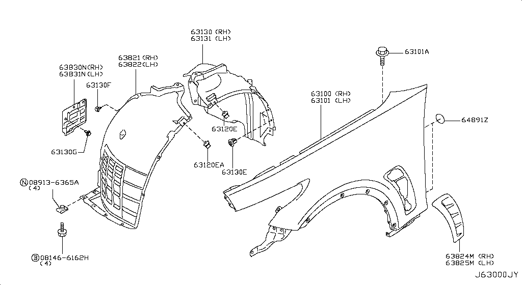 Front Fender & Fitting