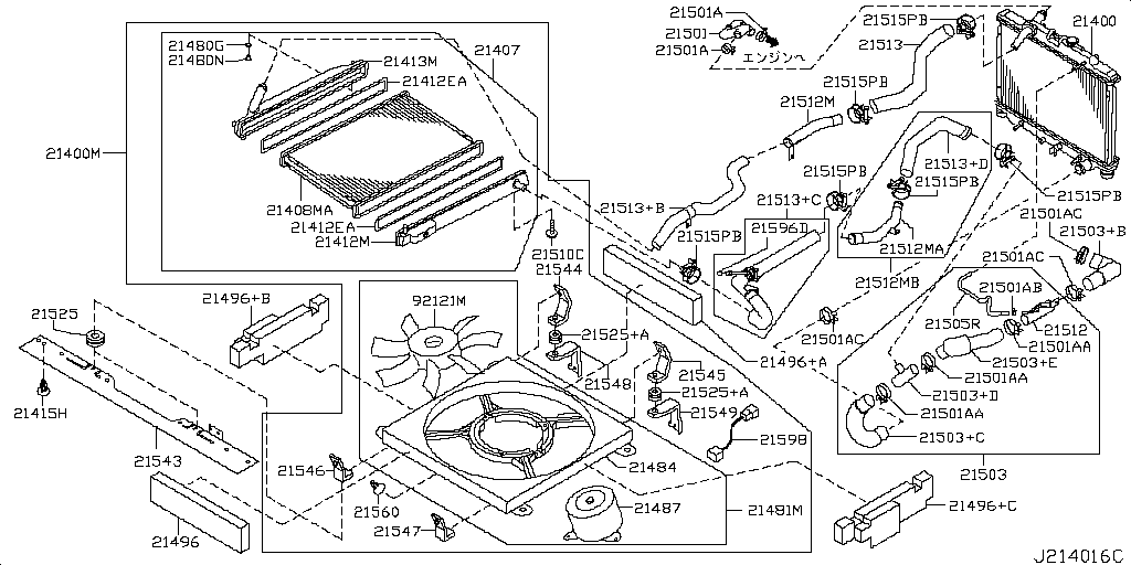 Radiator, Shroud & Inverter Cooling