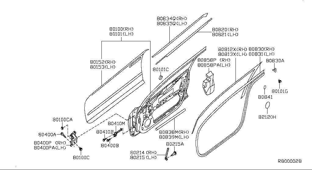 Front Door Panel Fitting