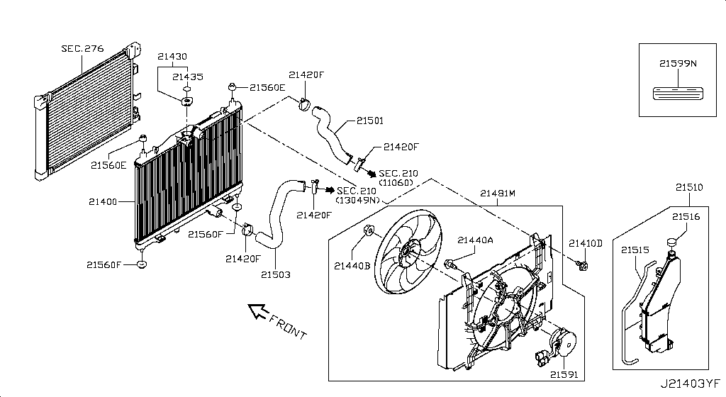 Radiator Shroud Inverter Cooling