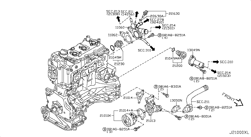 Water Pump, Cooling Fan & Thermostat