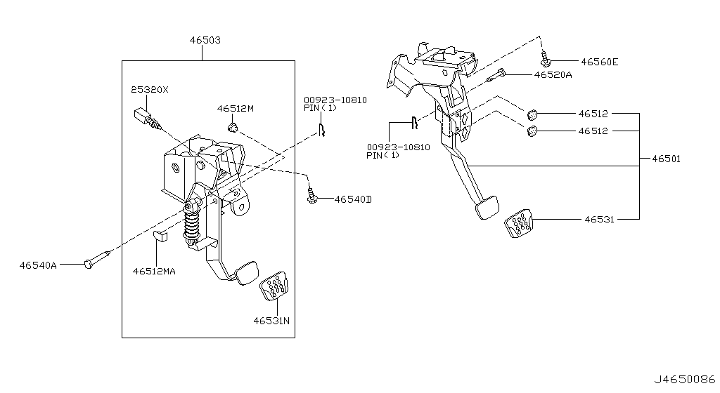Brake & Clutch Pedal