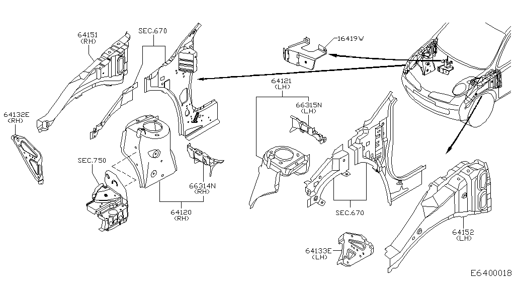 Hood Ledge & Fitting