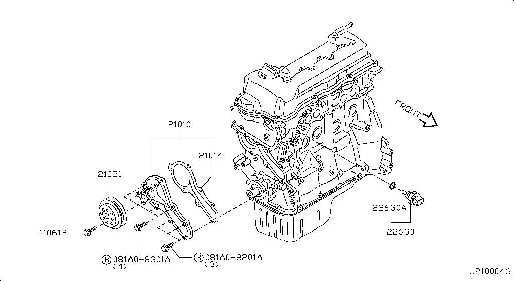 Bomba de agua, ventilador de refrigeración y termostato