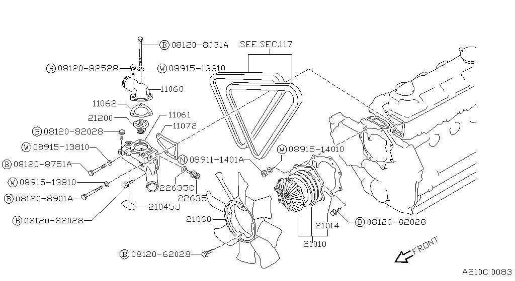 Water Pump, Cooling Fan & Thermostat
