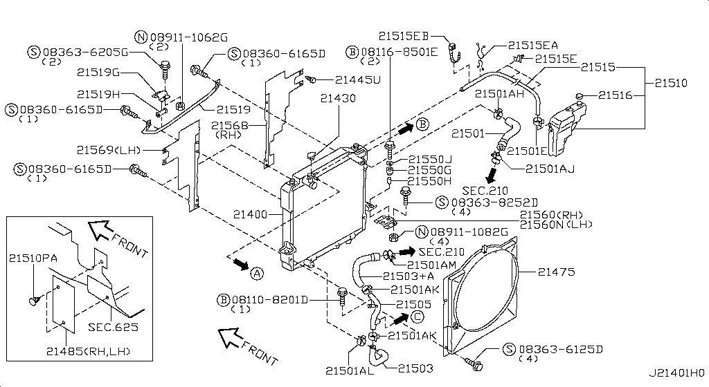 Radiator Shroud Inverter Cooling