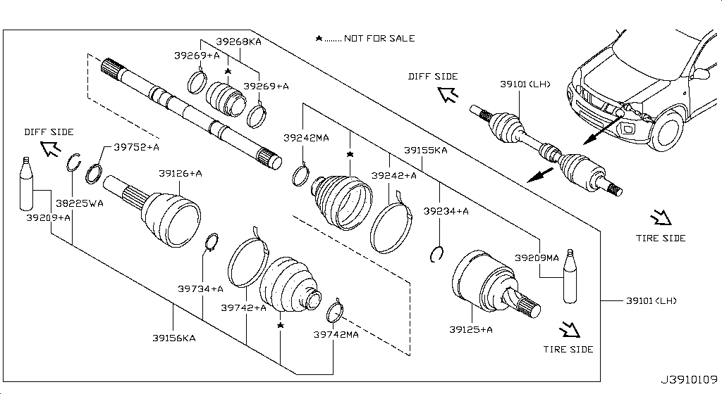 Front Drive Shaft