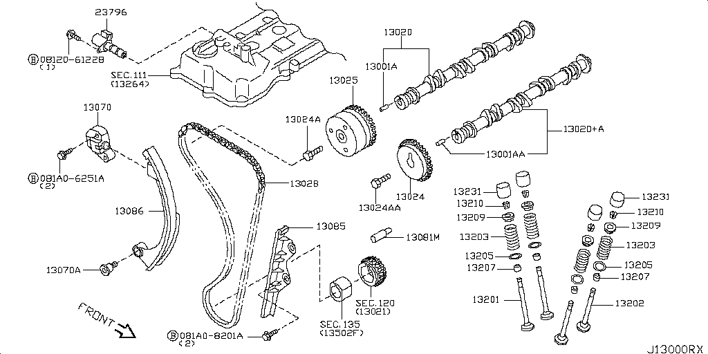 Camshaft & Valve Mechanism