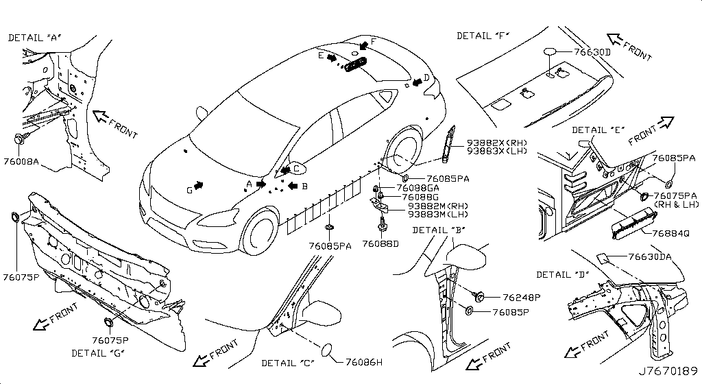 Montaje lateral del cuerpo