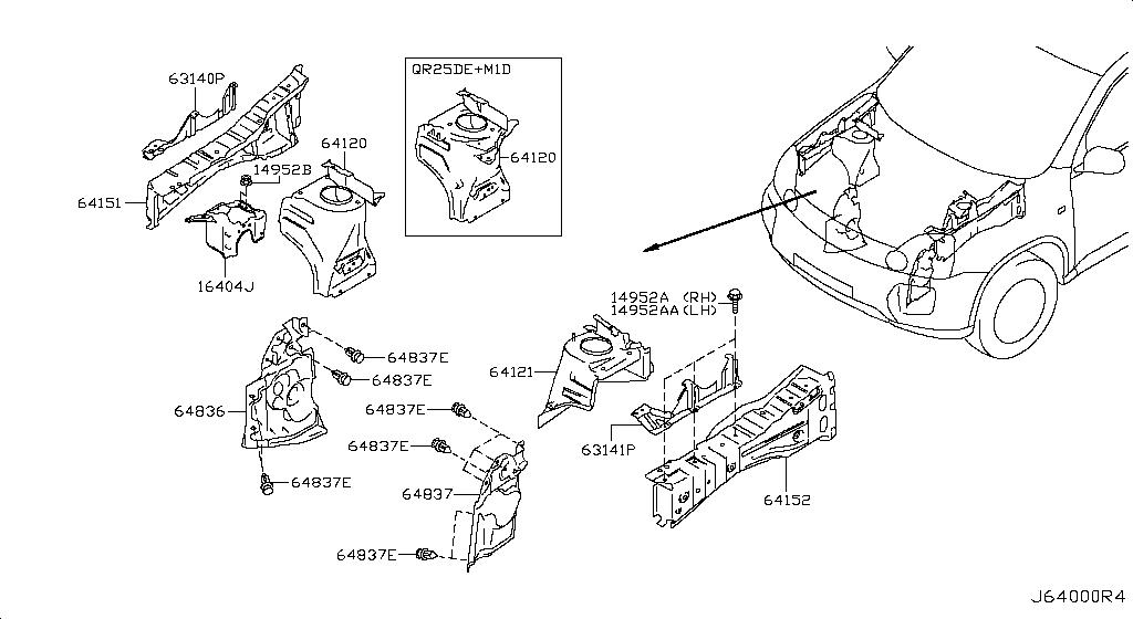 Hood Ledge & Fitting