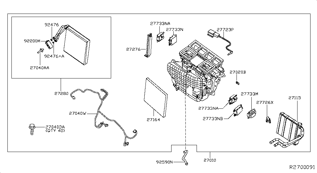 Heater Blower Unit