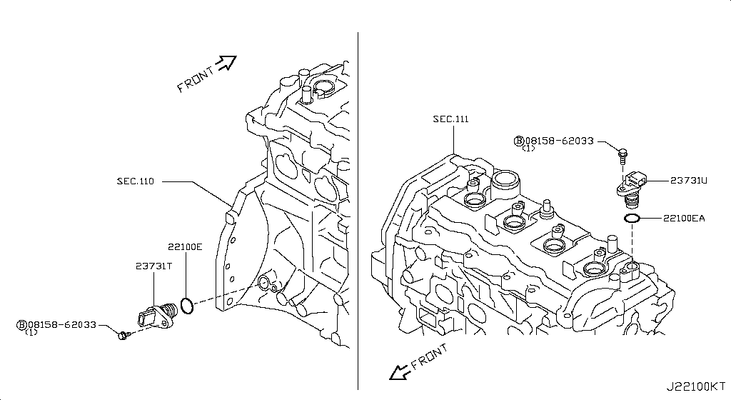 Distributor Ignition Timing Sensor