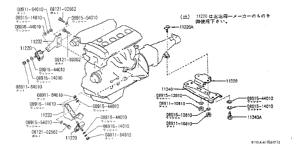 Engine & Transmission Mounting Unit