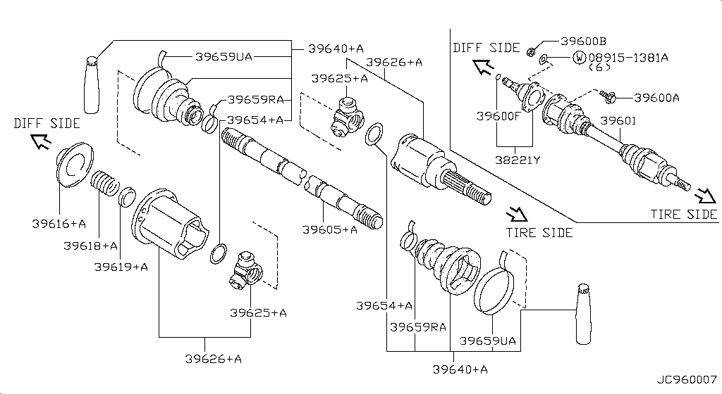 Rear Drive Shaft