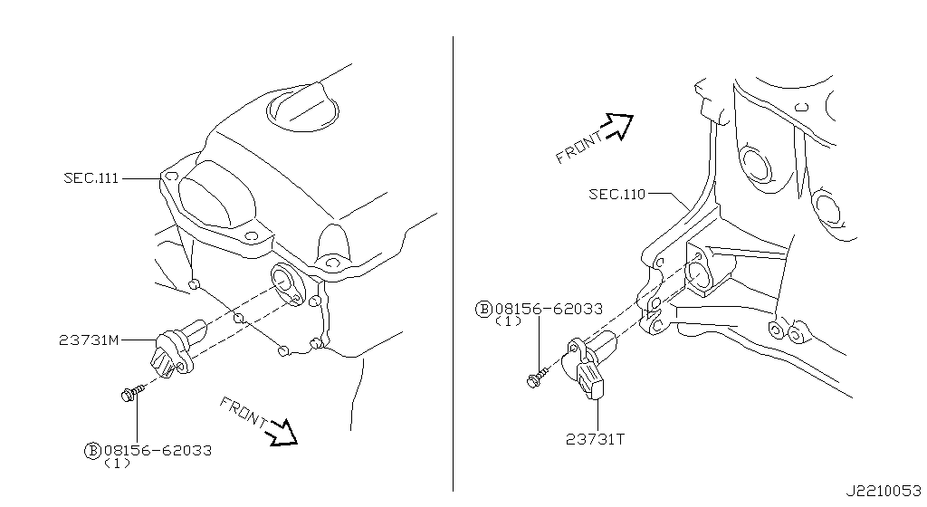 Distributor Ignition Timing Sensor