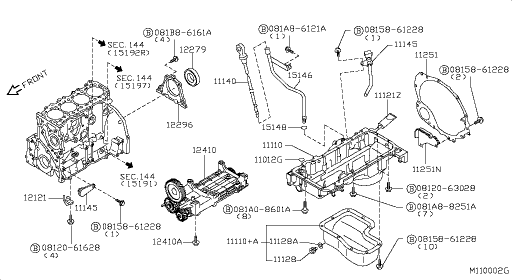 Cylinder Block & Oil Pan