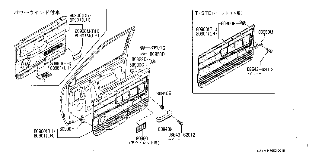 Recorte de la puerta principal