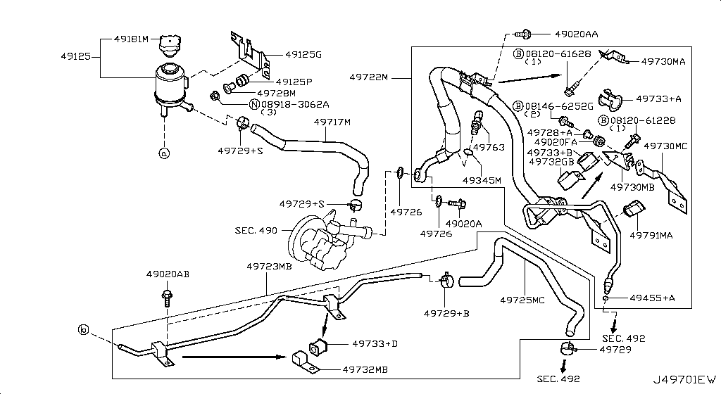 Power Steering Piping