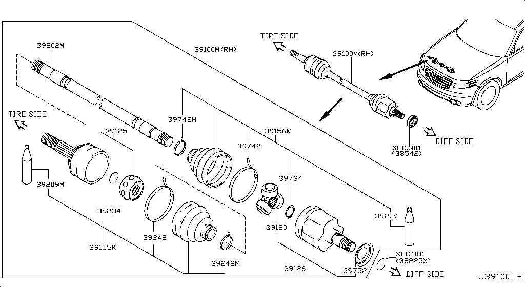 Front Drive Shaft