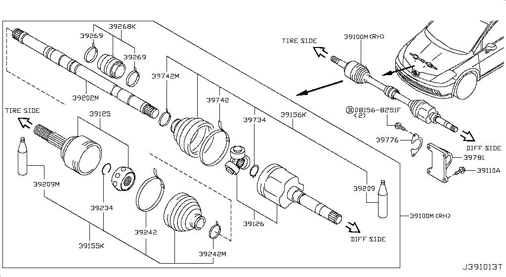 Front Drive Shaft