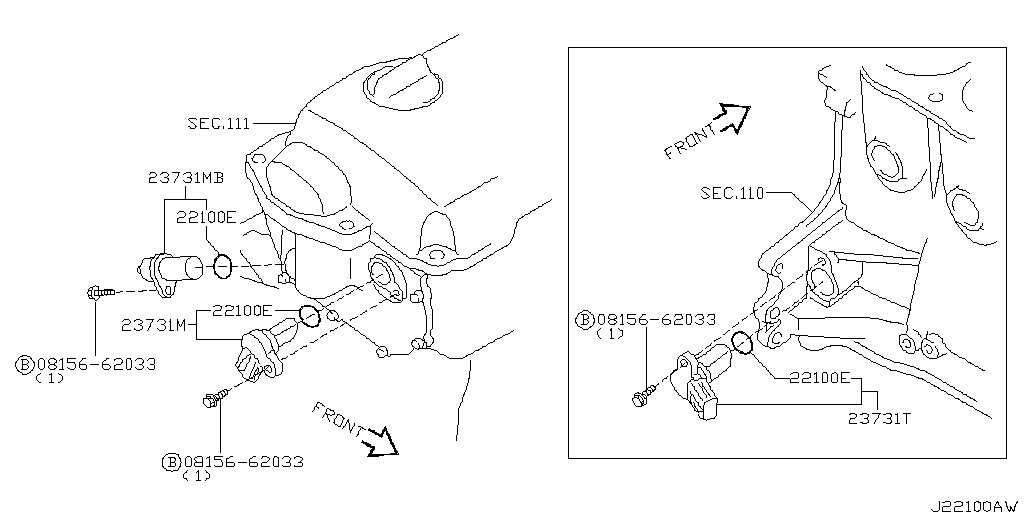 Distributor Ignition Timing Sensor
