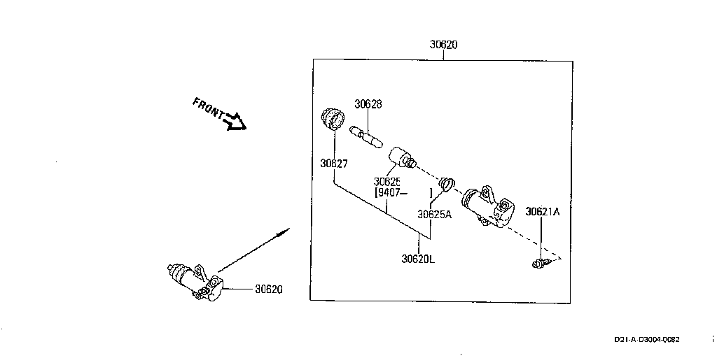Clutch Operation Cylinder & Piping