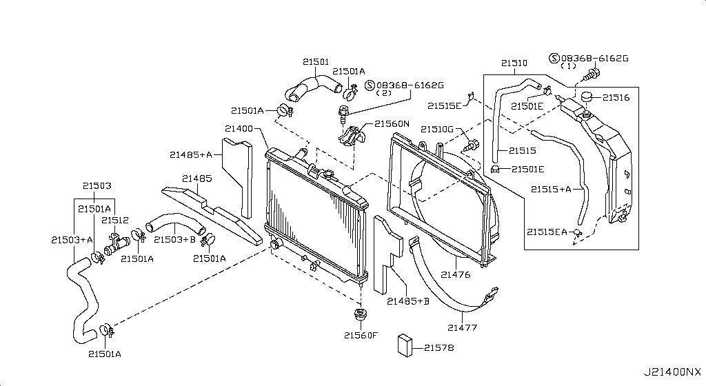Radiator Shroud Inverter Cooling