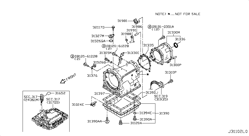 Torque Converter, Housing & Case