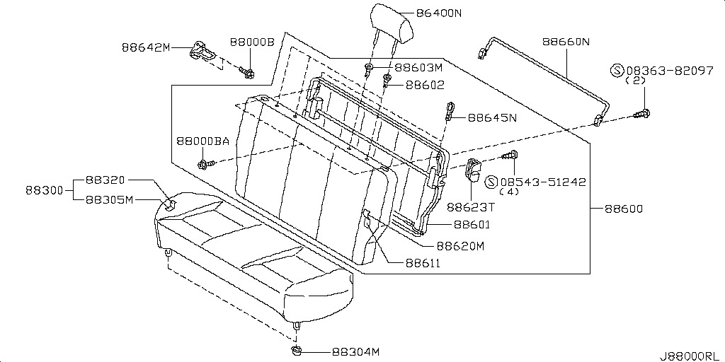 Moldura de hoja trasera