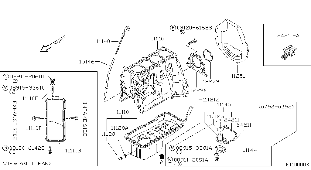 Cylinder Block & Oil Pan