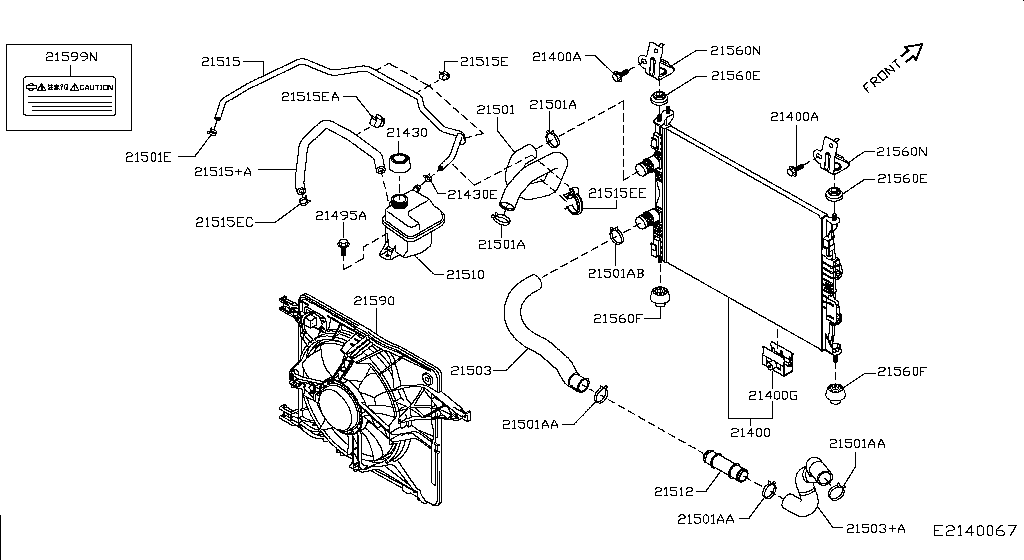 Radiator Shroud Inverter Cooling