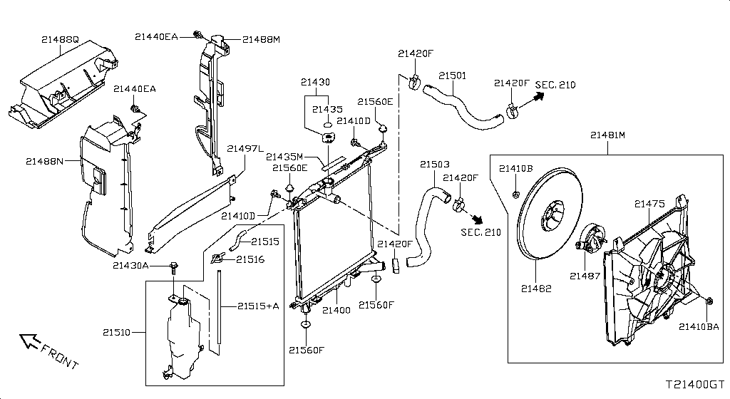 Radiator Shroud Inverter Cooling