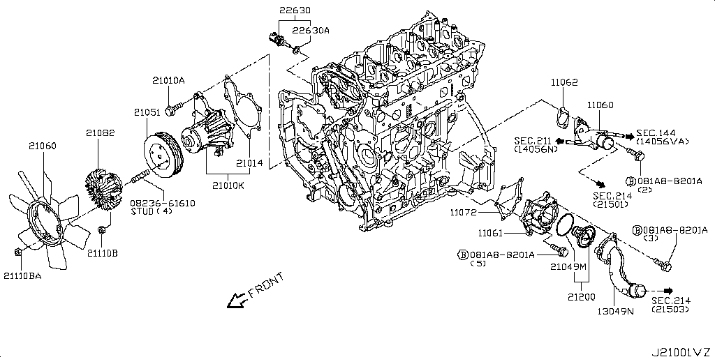 Water Pump & Cooling Fan & Thermostat