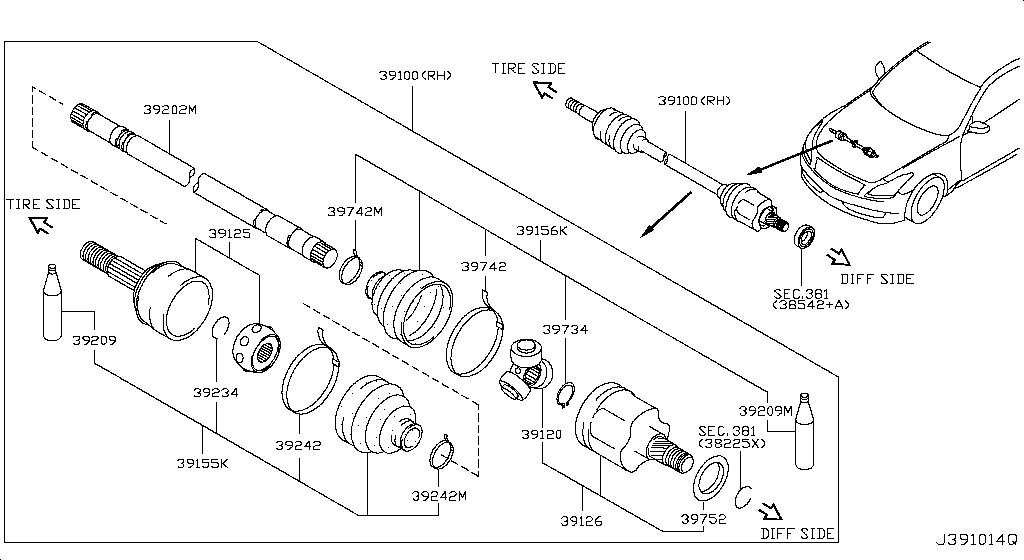 Front Drive Shaft
