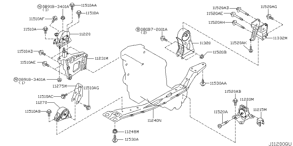 Engine & Transmission Mounting