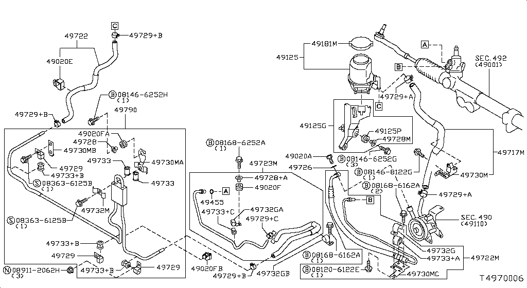 Power Steering Piping