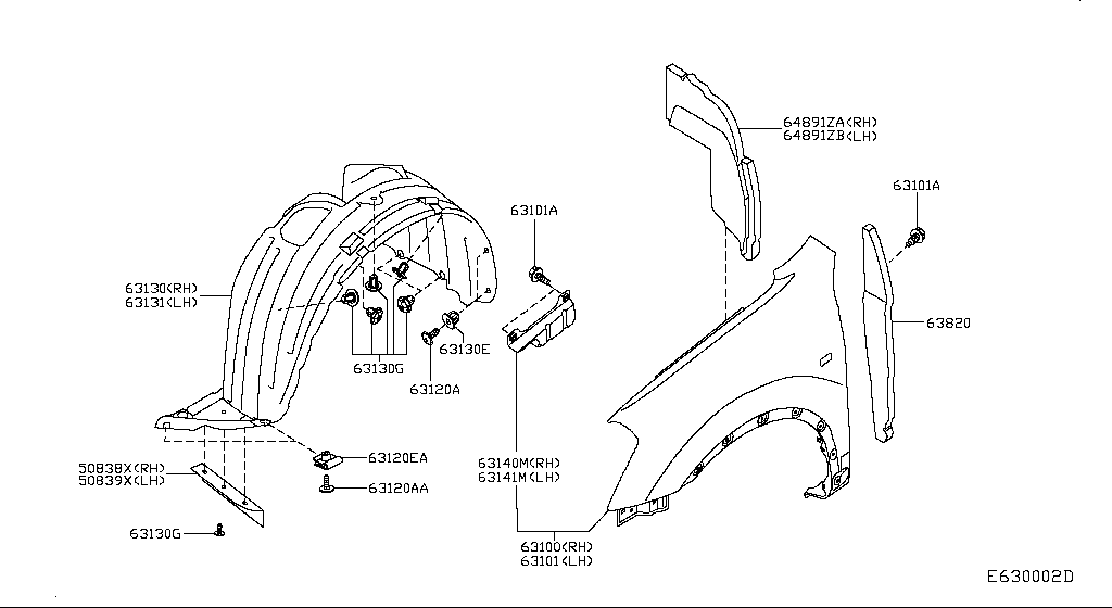Front Fender & Fitting