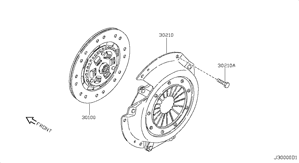 Clutch Cover Disc Release Parts