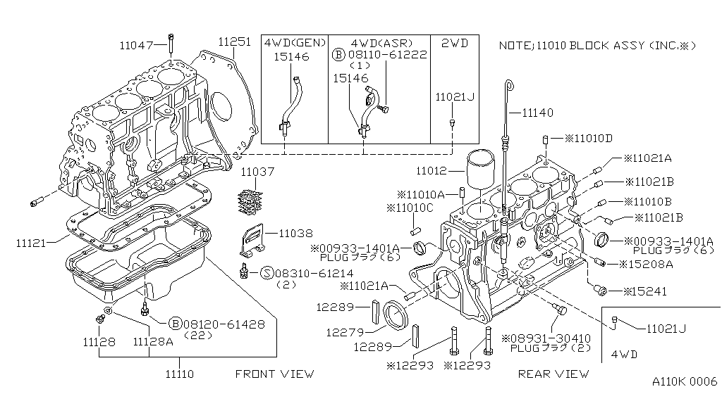 Cylinder Block & Oil Pan
