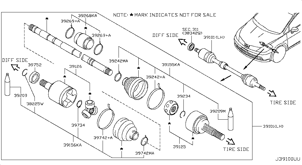 Front Drive Shaft