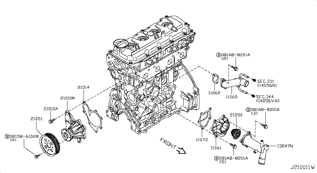 Water Pump, Cooling Fan & Thermostat