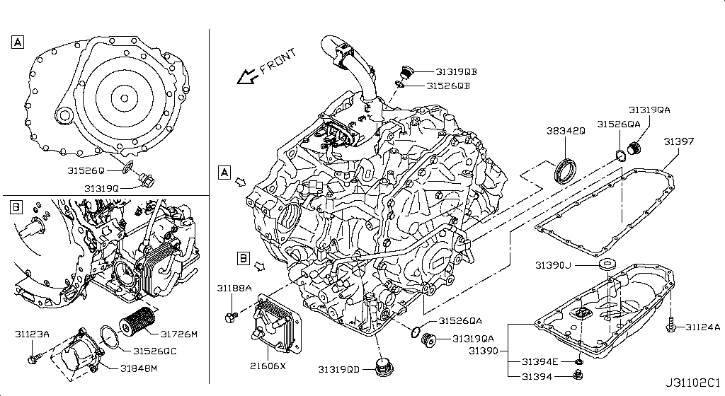 Torque Converter, Housing & Case