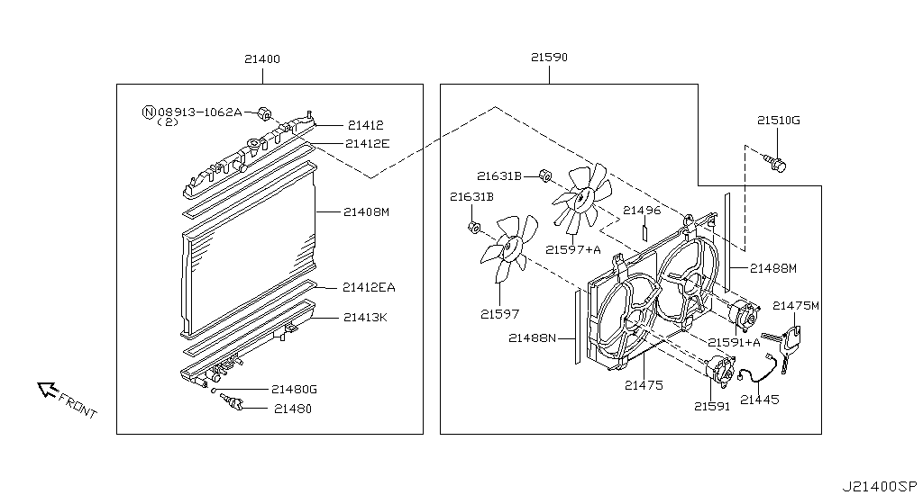 Radiator Shroud Inverter Cooling