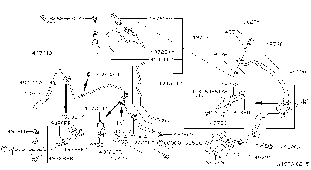 Power Steering Piping