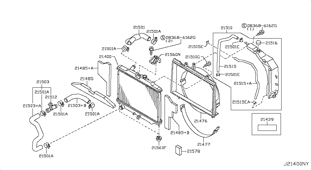 Radiator Shroud Inverter Cooling