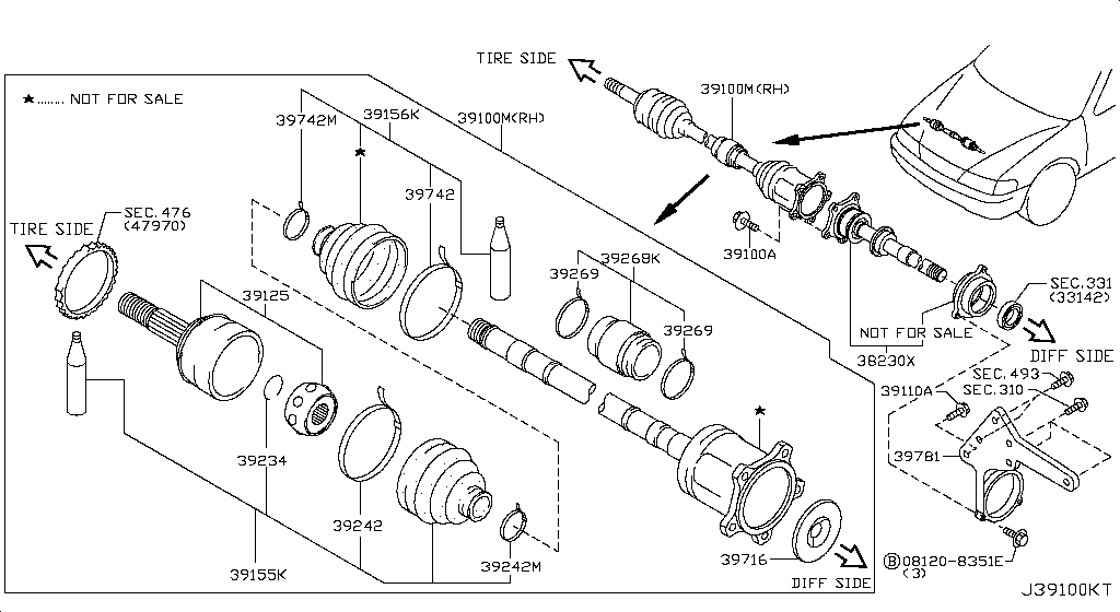 Front Drive Shaft